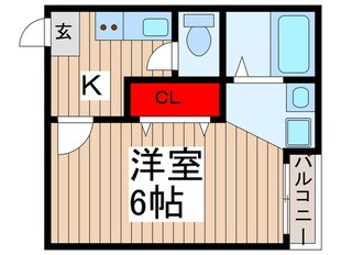 クレスト一ノ割の物件間取画像